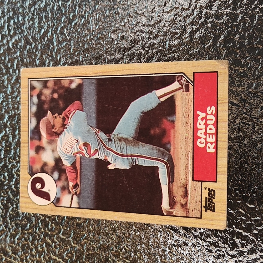 Topps - Gary Redus - Vintage Trading Card - #1 Pittsburgh Pirates - 1987 - EUC